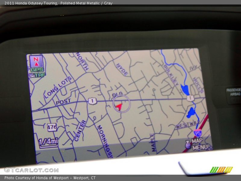 Polished Metal Metallic / Gray 2011 Honda Odyssey Touring