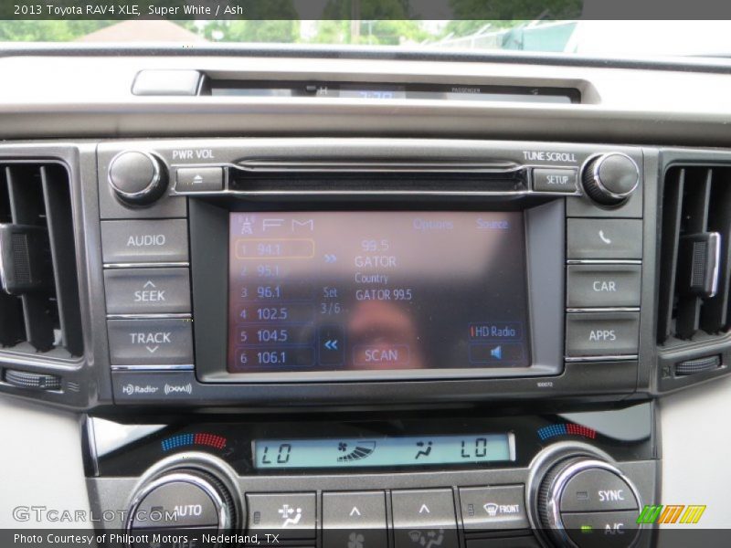 Super White / Ash 2013 Toyota RAV4 XLE