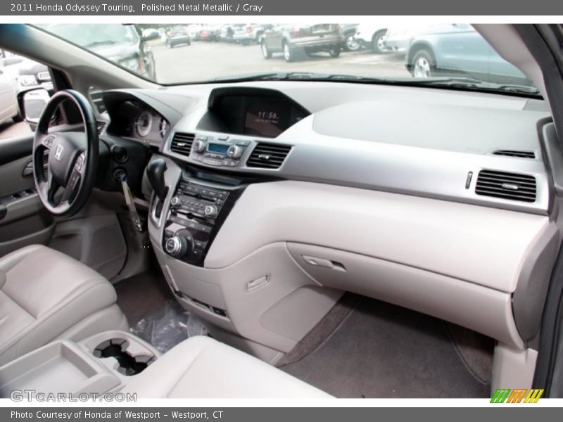 Polished Metal Metallic / Gray 2011 Honda Odyssey Touring