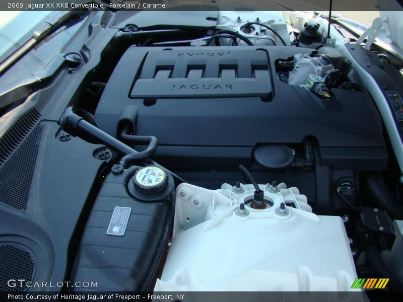 Porcelain / Caramel 2009 Jaguar XK XK8 Convertible