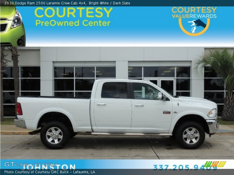 Bright White / Dark Slate 2010 Dodge Ram 2500 Laramie Crew Cab 4x4