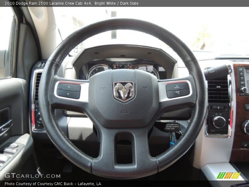 Bright White / Dark Slate 2010 Dodge Ram 2500 Laramie Crew Cab 4x4