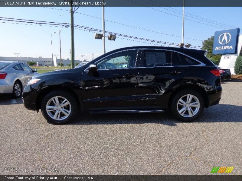 Crystal Black Pearl / Ebony 2013 Acura RDX Technology