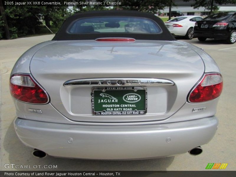 Platinum Silver Metallic / Charcoal 2005 Jaguar XK XK8 Convertible