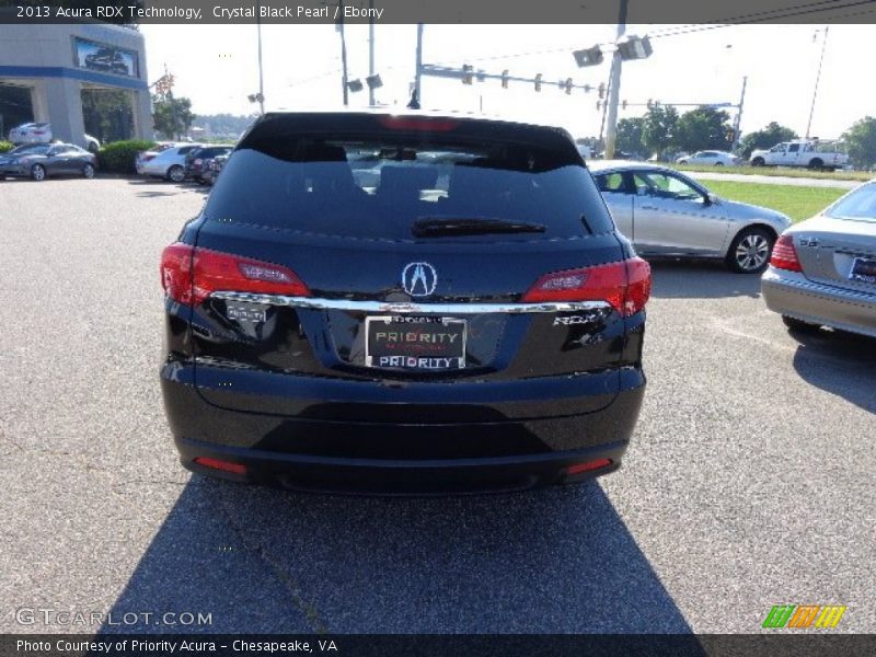 Crystal Black Pearl / Ebony 2013 Acura RDX Technology