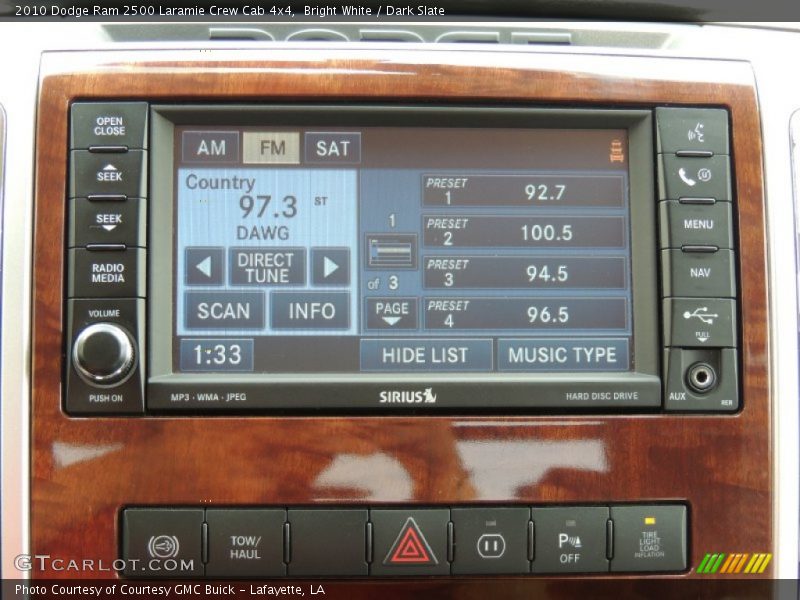 Bright White / Dark Slate 2010 Dodge Ram 2500 Laramie Crew Cab 4x4