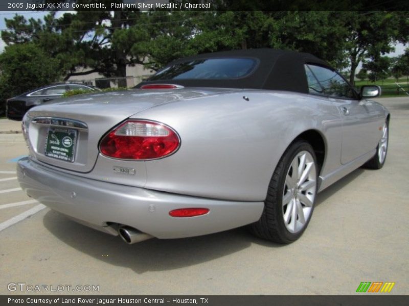 Platinum Silver Metallic / Charcoal 2005 Jaguar XK XK8 Convertible