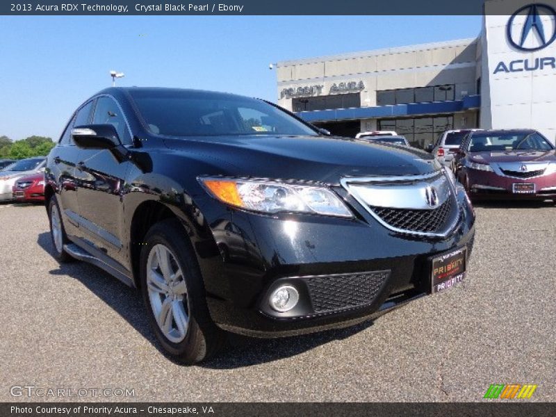 Crystal Black Pearl / Ebony 2013 Acura RDX Technology