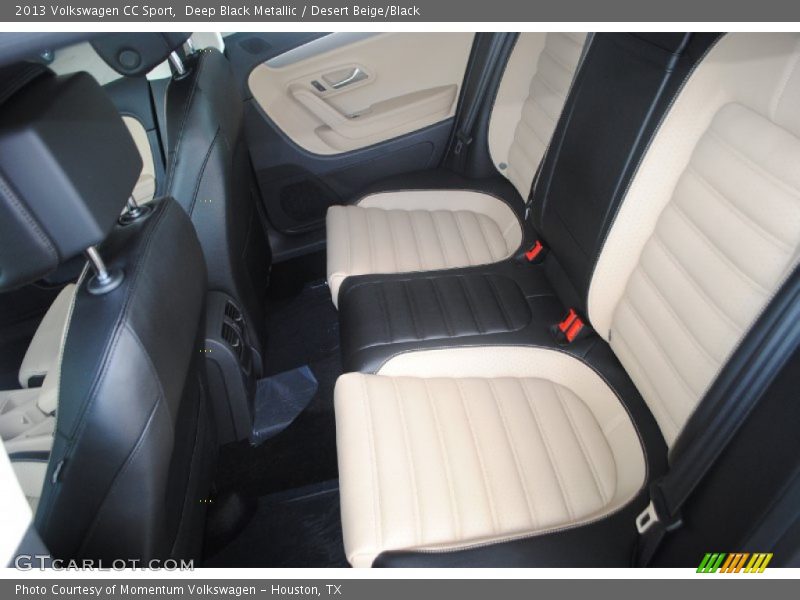 Deep Black Metallic / Desert Beige/Black 2013 Volkswagen CC Sport