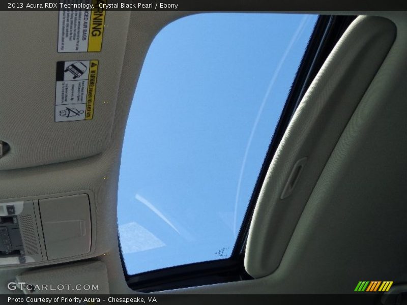 Crystal Black Pearl / Ebony 2013 Acura RDX Technology