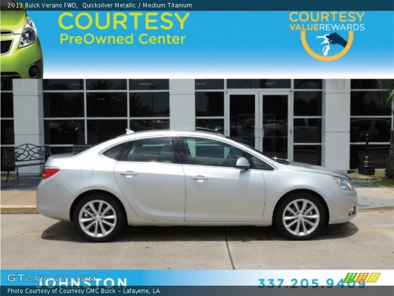 Quicksilver Metallic / Medium Titanium 2013 Buick Verano FWD