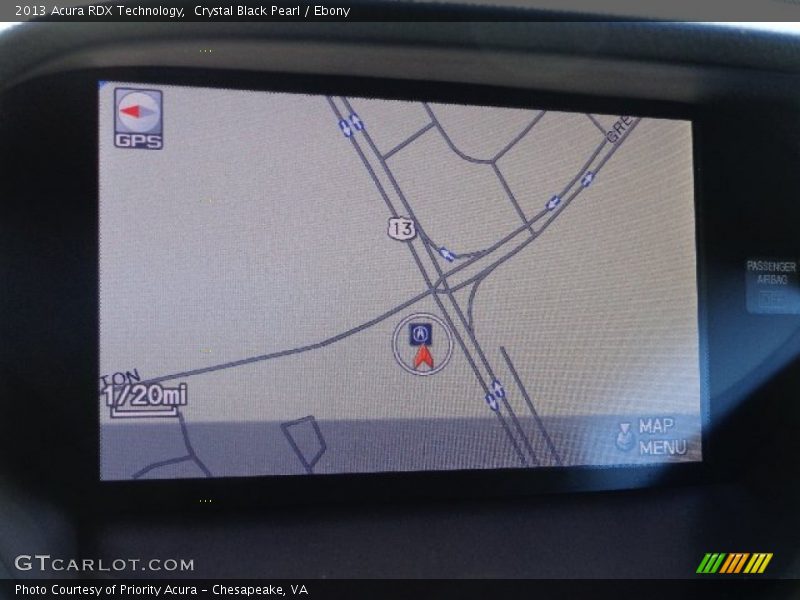 Crystal Black Pearl / Ebony 2013 Acura RDX Technology