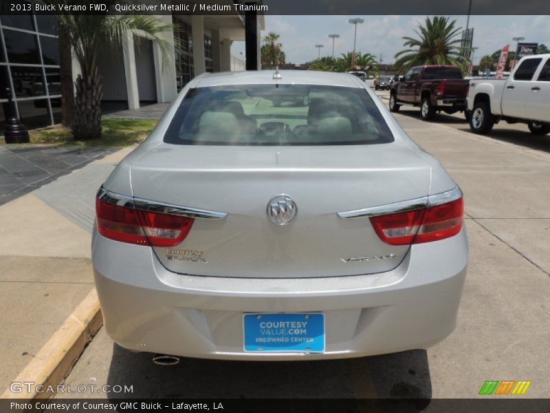Quicksilver Metallic / Medium Titanium 2013 Buick Verano FWD