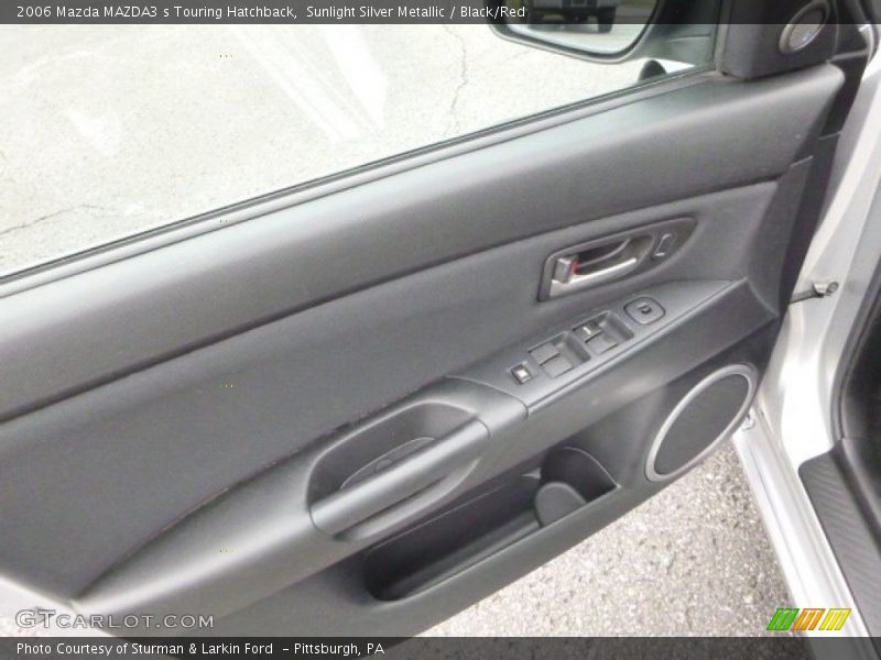 Sunlight Silver Metallic / Black/Red 2006 Mazda MAZDA3 s Touring Hatchback
