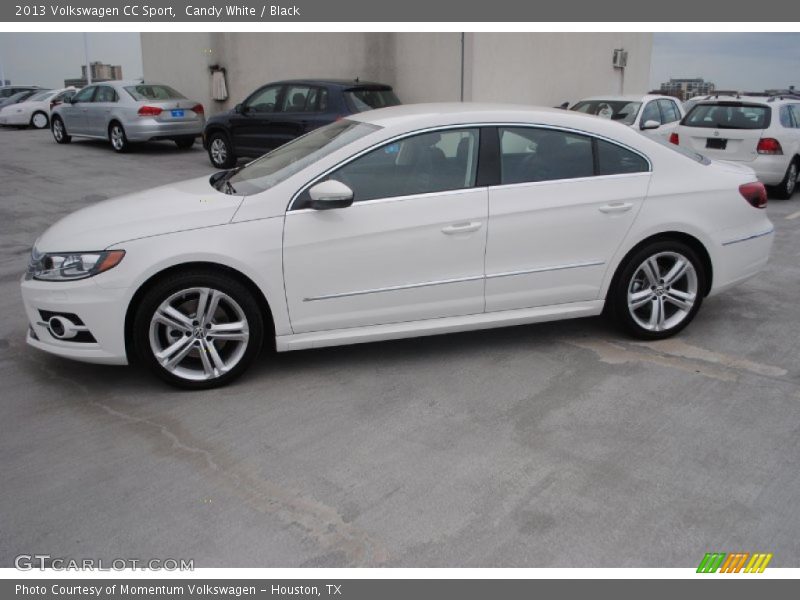Candy White / Black 2013 Volkswagen CC Sport