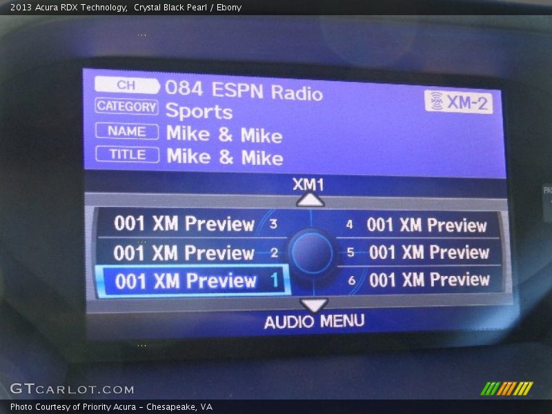 Crystal Black Pearl / Ebony 2013 Acura RDX Technology