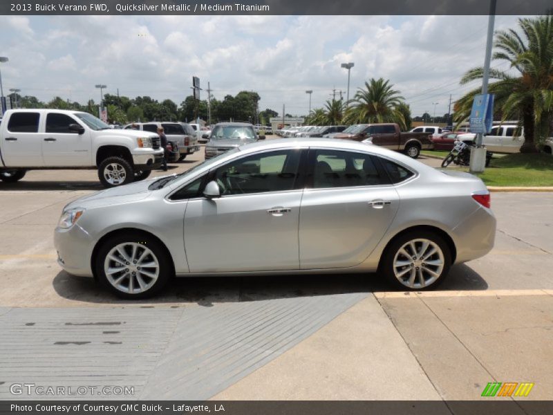 Quicksilver Metallic / Medium Titanium 2013 Buick Verano FWD