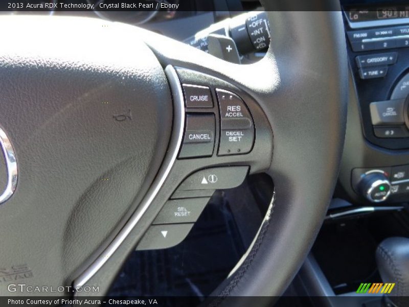 Crystal Black Pearl / Ebony 2013 Acura RDX Technology