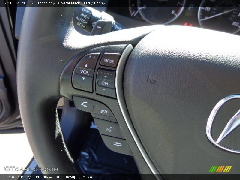 Crystal Black Pearl / Ebony 2013 Acura RDX Technology