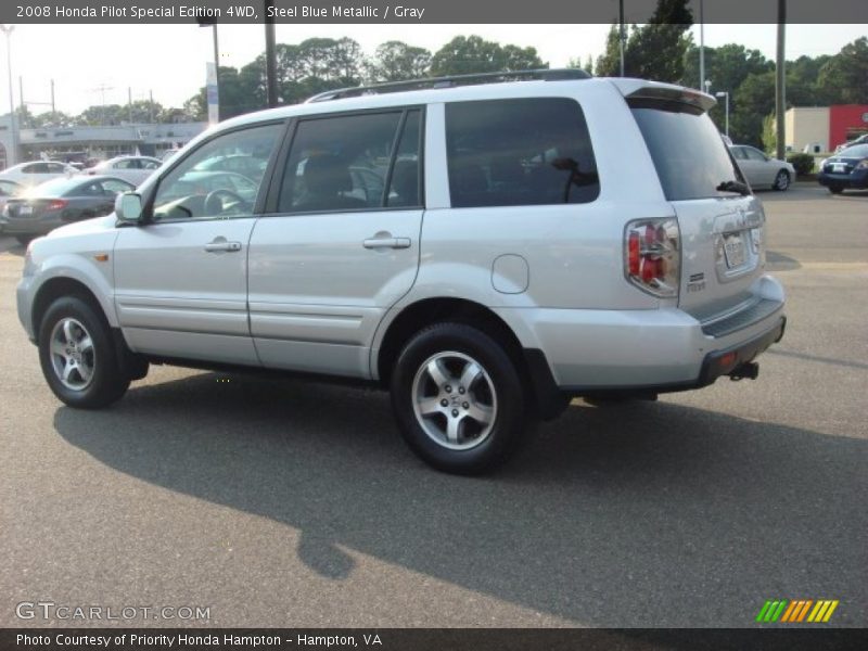 Steel Blue Metallic / Gray 2008 Honda Pilot Special Edition 4WD