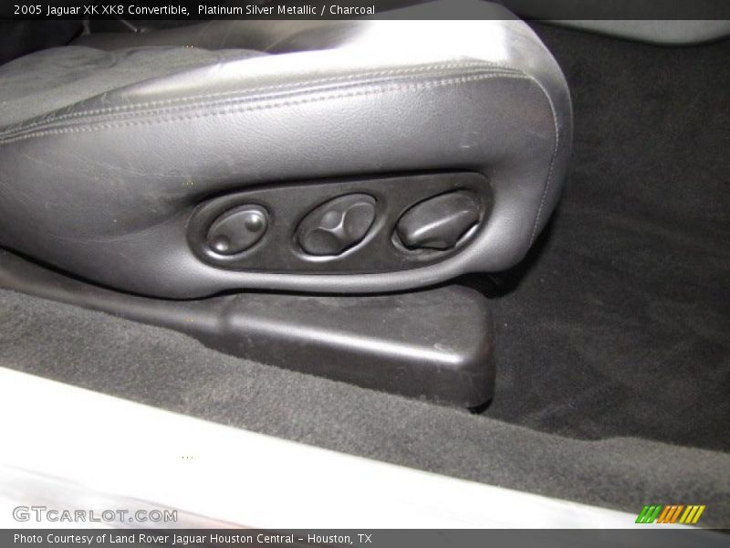 Platinum Silver Metallic / Charcoal 2005 Jaguar XK XK8 Convertible