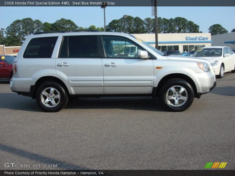 Steel Blue Metallic / Gray 2008 Honda Pilot Special Edition 4WD