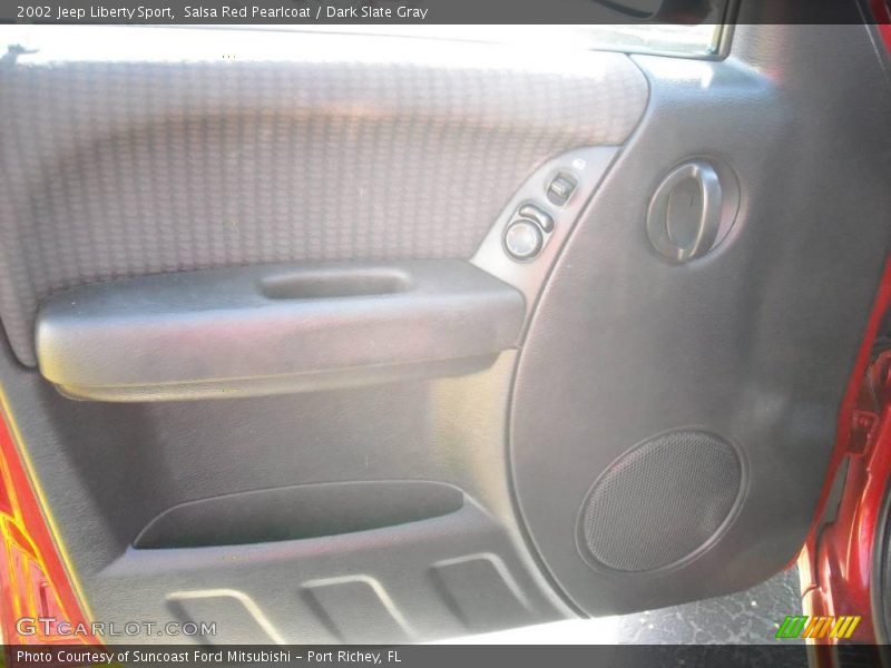 Salsa Red Pearlcoat / Dark Slate Gray 2002 Jeep Liberty Sport