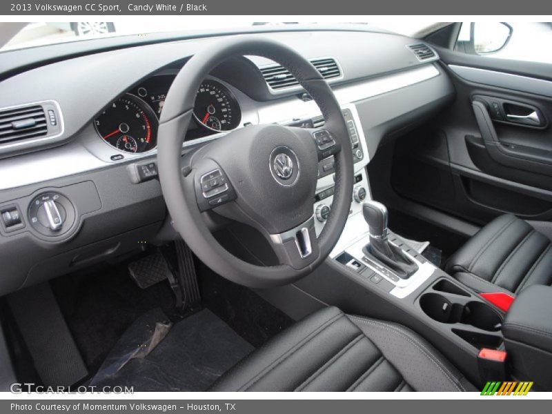 Candy White / Black 2013 Volkswagen CC Sport