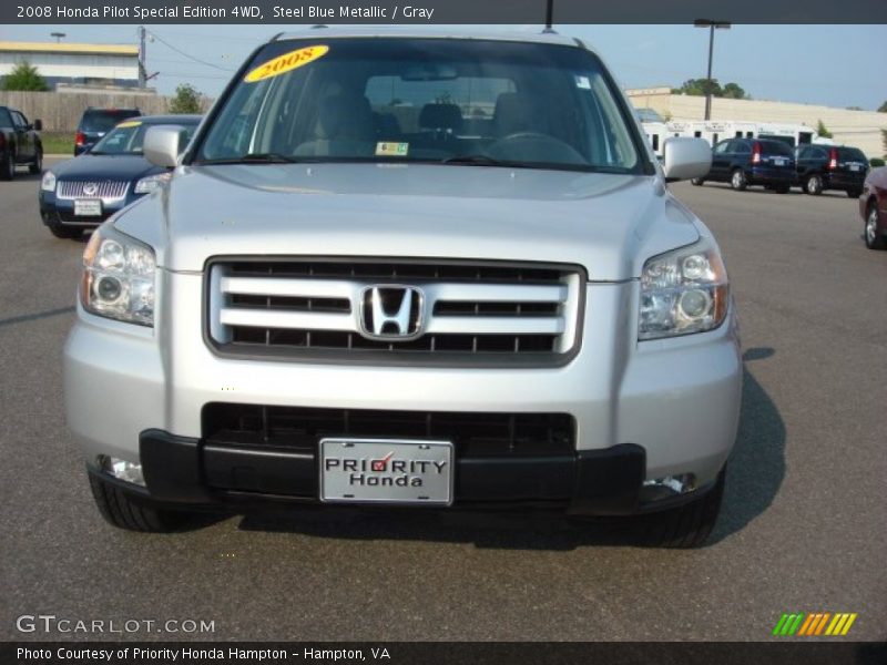 Steel Blue Metallic / Gray 2008 Honda Pilot Special Edition 4WD