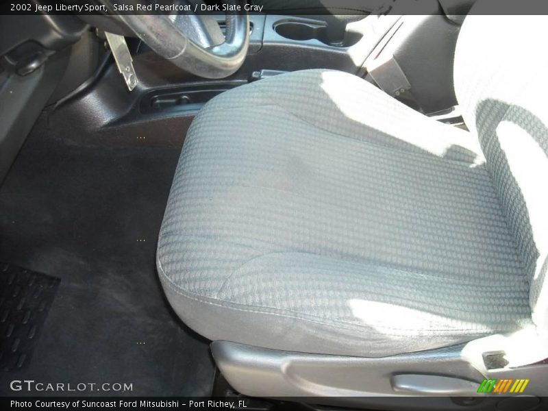Salsa Red Pearlcoat / Dark Slate Gray 2002 Jeep Liberty Sport