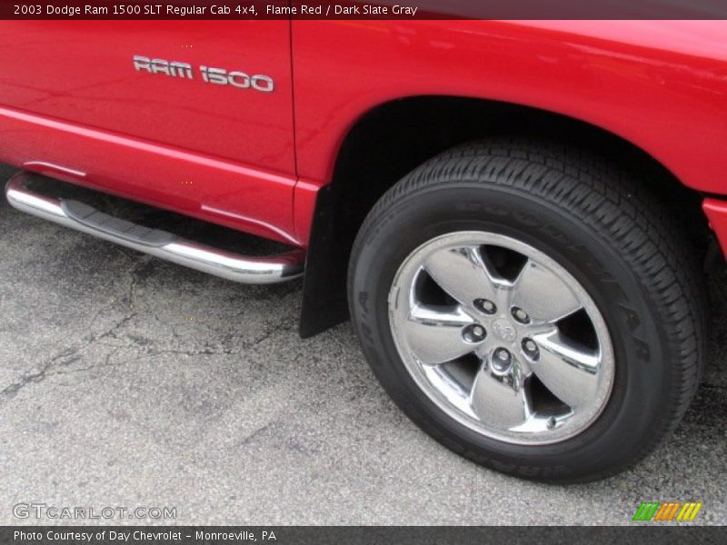 Flame Red / Dark Slate Gray 2003 Dodge Ram 1500 SLT Regular Cab 4x4