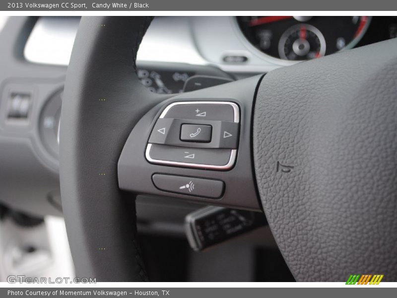 Candy White / Black 2013 Volkswagen CC Sport