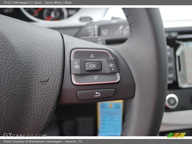 Candy White / Black 2013 Volkswagen CC Sport