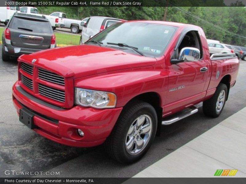 Front 3/4 View of 2003 Ram 1500 SLT Regular Cab 4x4