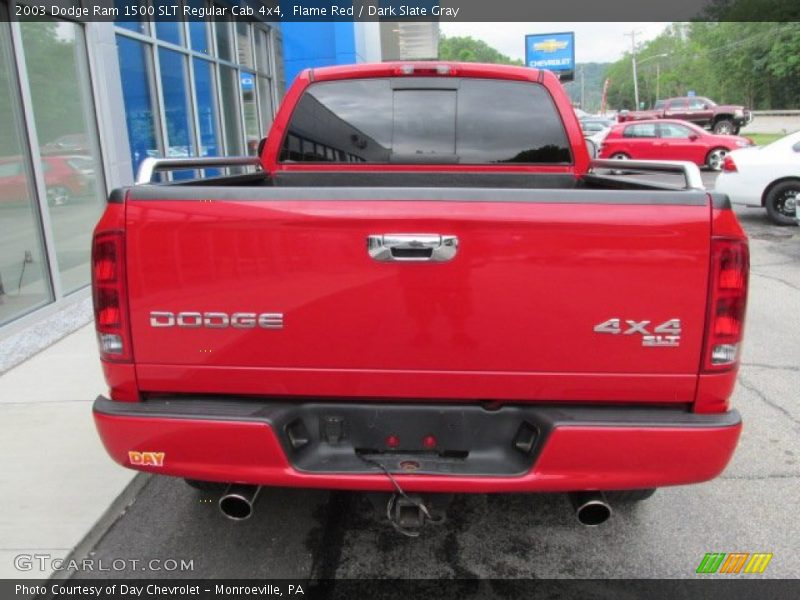 Flame Red / Dark Slate Gray 2003 Dodge Ram 1500 SLT Regular Cab 4x4