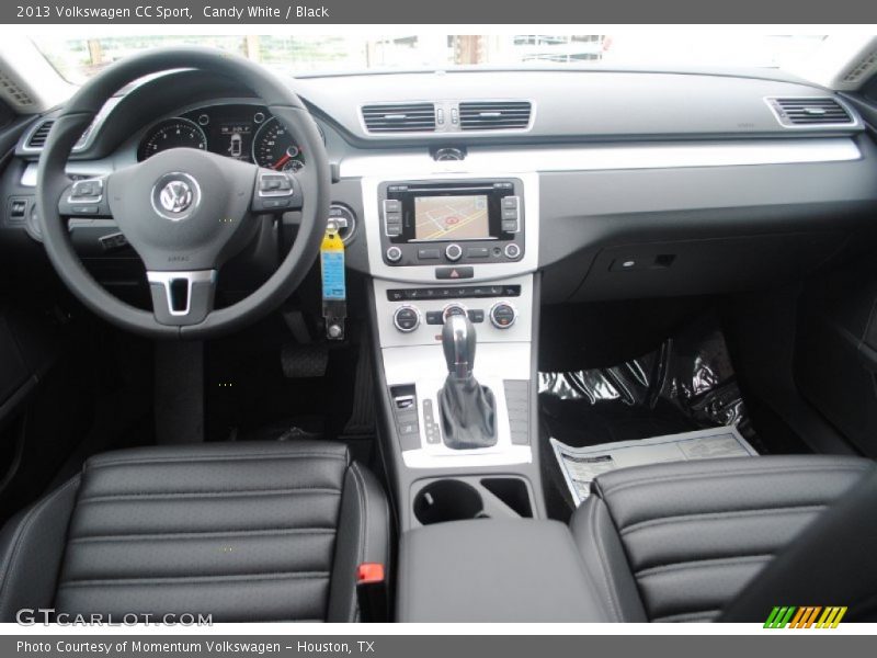 Candy White / Black 2013 Volkswagen CC Sport