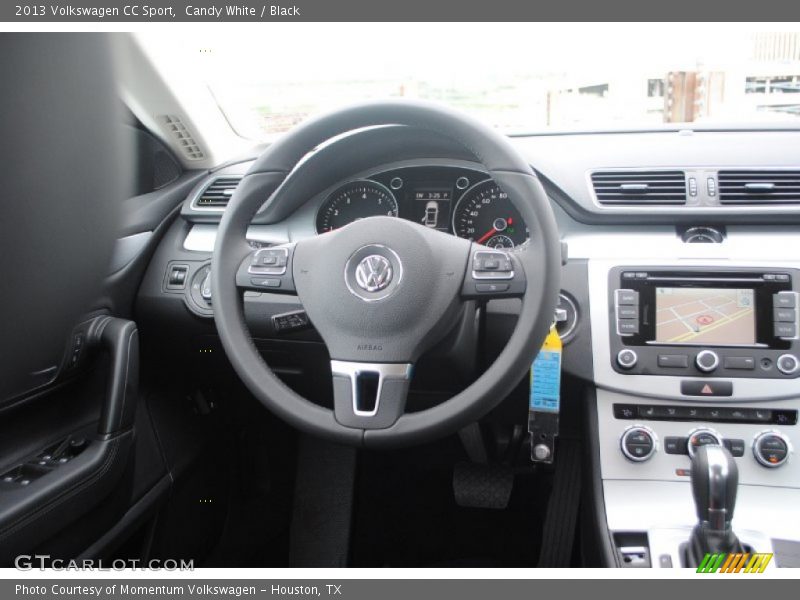 Candy White / Black 2013 Volkswagen CC Sport