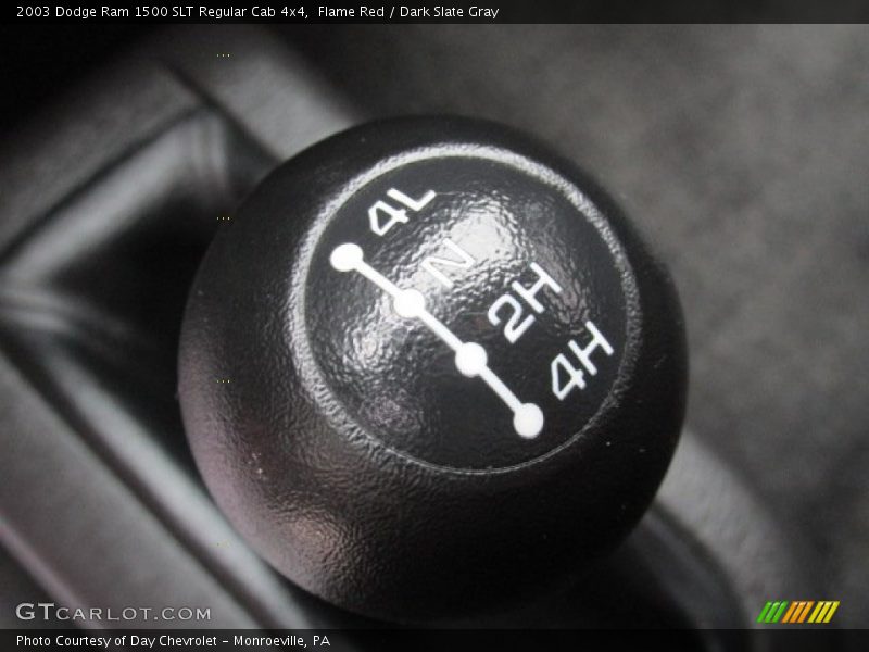 Flame Red / Dark Slate Gray 2003 Dodge Ram 1500 SLT Regular Cab 4x4