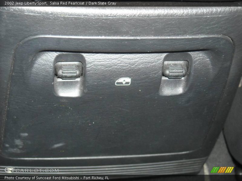 Salsa Red Pearlcoat / Dark Slate Gray 2002 Jeep Liberty Sport