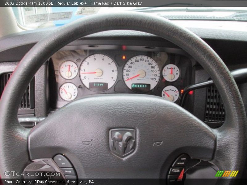 Flame Red / Dark Slate Gray 2003 Dodge Ram 1500 SLT Regular Cab 4x4