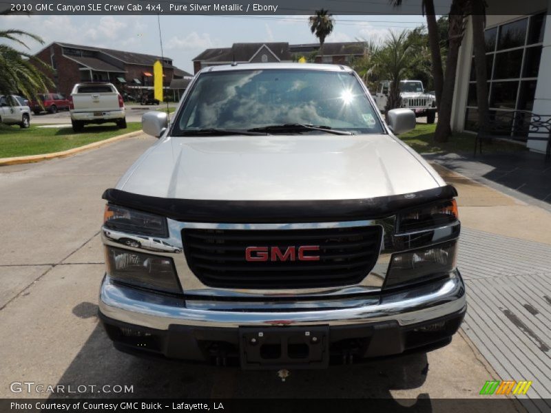 Pure Silver Metallic / Ebony 2010 GMC Canyon SLE Crew Cab 4x4
