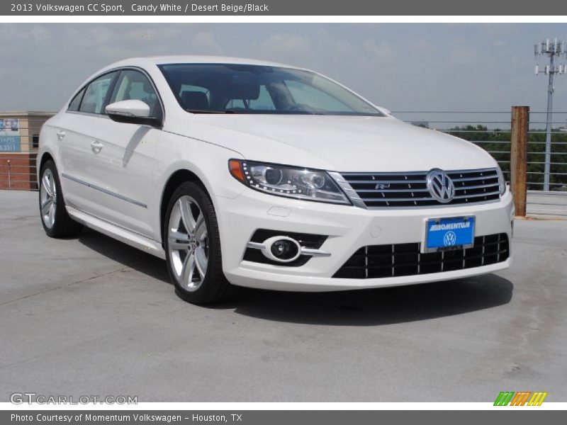 Candy White / Desert Beige/Black 2013 Volkswagen CC Sport