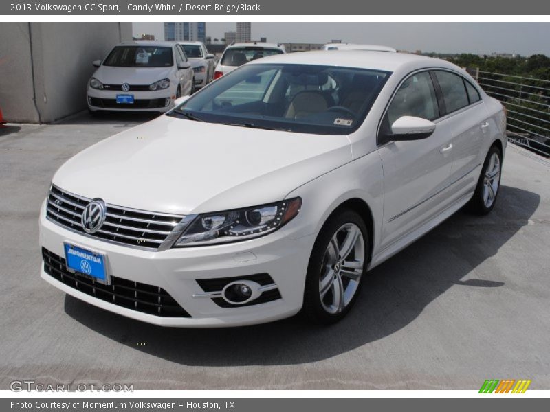 Candy White / Desert Beige/Black 2013 Volkswagen CC Sport
