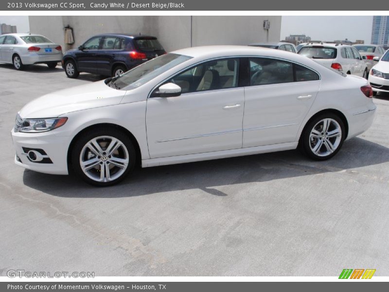 Candy White / Desert Beige/Black 2013 Volkswagen CC Sport