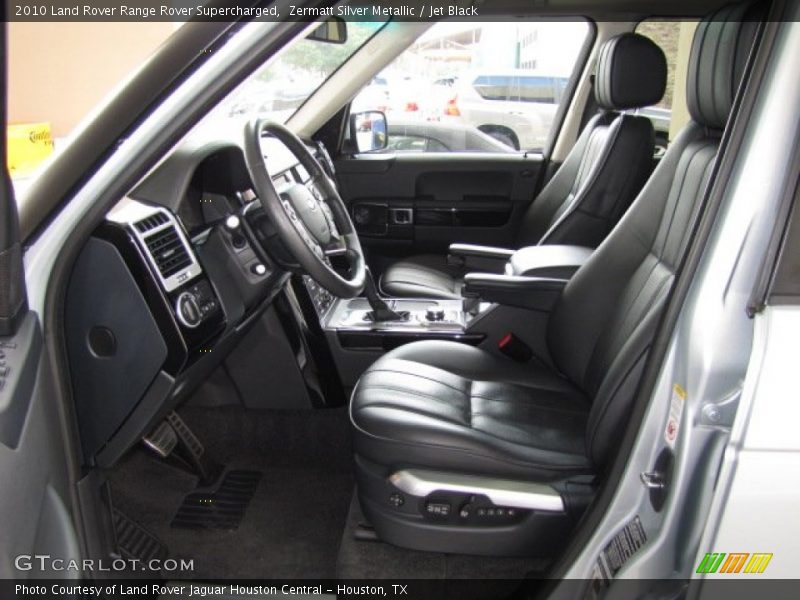 Zermatt Silver Metallic / Jet Black 2010 Land Rover Range Rover Supercharged