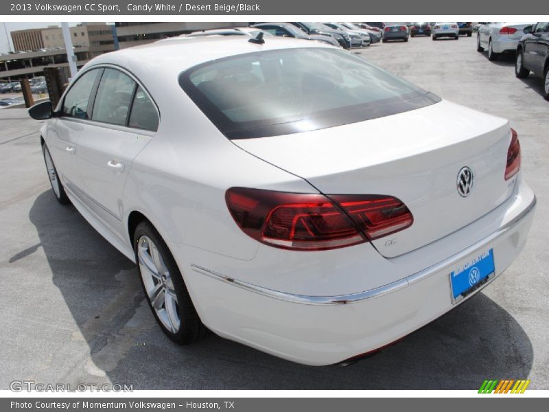 Candy White / Desert Beige/Black 2013 Volkswagen CC Sport