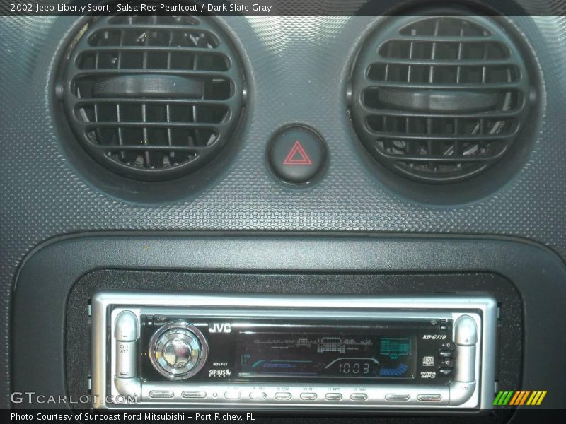 Salsa Red Pearlcoat / Dark Slate Gray 2002 Jeep Liberty Sport