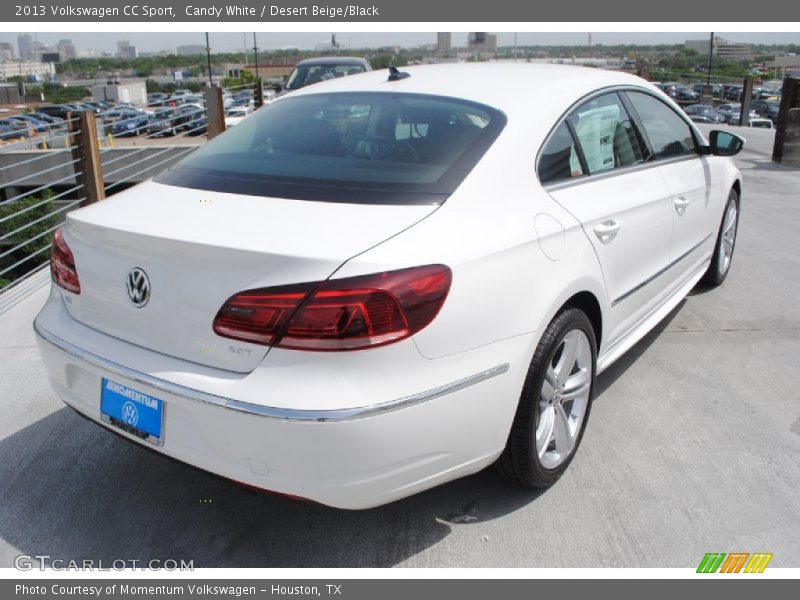 Candy White / Desert Beige/Black 2013 Volkswagen CC Sport