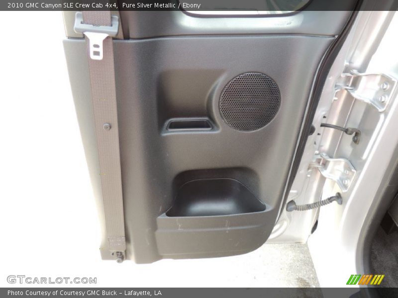 Pure Silver Metallic / Ebony 2010 GMC Canyon SLE Crew Cab 4x4