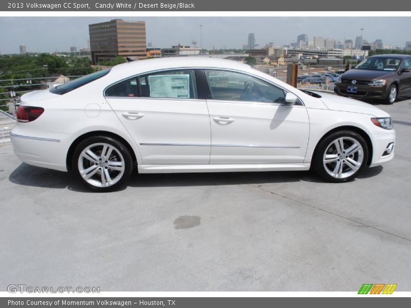 Candy White / Desert Beige/Black 2013 Volkswagen CC Sport
